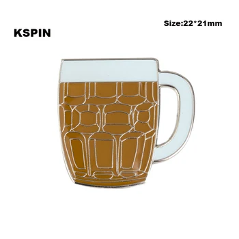 10pcs veliko Pivo Pokal Značko pin značko Broška Ikone XY0067