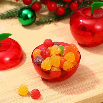 Apple bonboniera Posode Otroci Plastičnih Strank Božičnih Dreves Jabolk Jabolko-oblikovani Okraski Pogodbenice Prednost Piñata