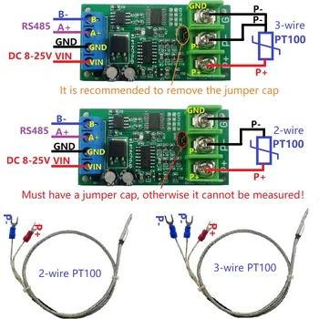 dc 12v rtd pt100 pretvornik rs485 modbus rtu senzor temperature