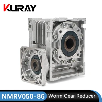 Kuray Servo Motor NMRV050 Menjalnik Črv menjalniku hitrosti Razmerje 5 ：1/100: 1 Vhodno Gred 11/14/19 mm Vhod Luknje 25 mm za CNC