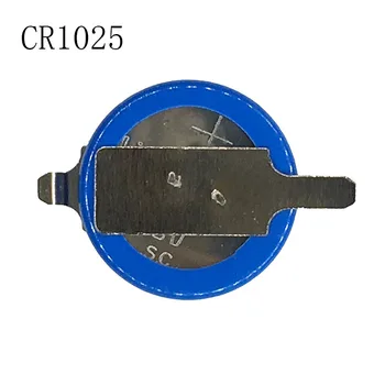 2PCS/VELIKO CR1025 1025 z zatiči litijeva gumb baterija 3V