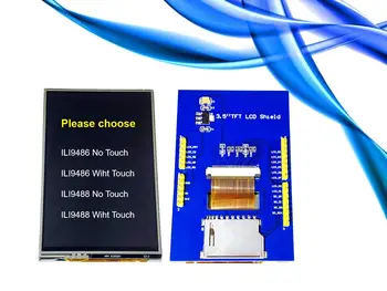 Brezplačna dostava arduino uno 3,5-palčni ILI9486 ILI9488 izberite 480*320 Arduino / UNO Mega 2560 ZARADI / STM32 / C51
