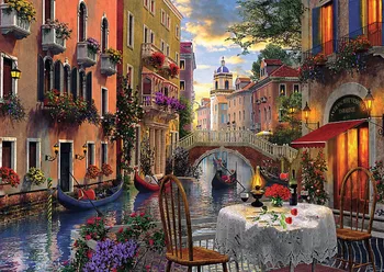 Needlework,Benetke Romantično Večerjo 14CT Šteje Vezenje,Visoke Kakovosti DIY Navzkrižno šiv kompleti,Umetnosti Navzkrižno Šivi Doma Dekor