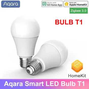 2023 NOVO Aqara Smart LED Žarnice T1 Zigbee 3.0 E27 2700-6500K 220-240V APP Remote Lučka Lučka Za Xiaomi pametni dom mihome Homekit