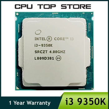 Uporablja Intel Core i3 9350K 4.0 GHz Quad-Core Quad-Nit CPU 91W 8M Procesor za LGA 1151