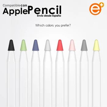 Silikonski Nasvet Primeru, Združljivi z Apple Svinčnik 1 in 2,8 Kos Tablet Svinčnik Zaščitni Pokrov