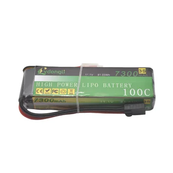 3S lipo baterije 11.1 v 7300mAh litij-polimer baterija