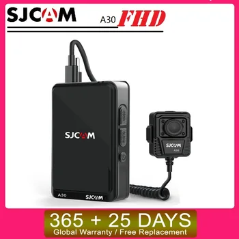 SJCAM A30 WiFi Policija Telo Fotoaparat Proti Terorizmu Diktafon Za Pregon Black Box 5800mAh Baterije 4-LED Akcijske Kamere