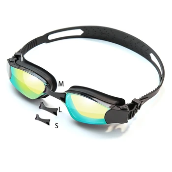 Nastavljiv UV Zaščito, Plavanje Očala, Vodotesno Silikonsko Očala Očala