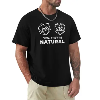 D20 Da Oni Naravnih T-Majice človek vzvišen t shirt Prevelik t-shirt težji t srajce za moške