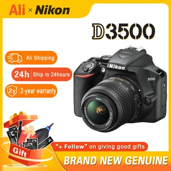 Nikon D3500 HD SLR digitalni fotoaparat, neobvezno 18-55mm objektiv, 18-140mm objektiv