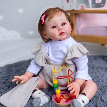 NPK 20 palčni Veren Prerojeni Baby Doll Krokar Priljubljena Sladek Obraz Ljubki Mehko Telo Lutka Visoko Kakovostnih Ročno Barve Zbirateljske Umetnosti Lutka