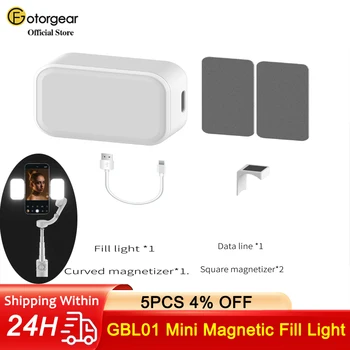 Fotorgear GBL01 Mini Magnetni Fill Light za DJI OM5 / SMOOTH4/5 /M2S / Feiyu Vimble 3 Ročno Kamero Gimbal in Drugih Gimbals