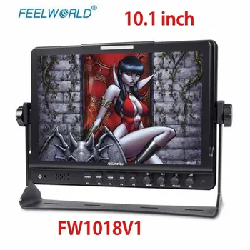 Feelworld FW1018V1 10.1 palčni digitalni Fotoaparat Področju Monitor Full HD 4K 1920x1200 IPS Zaslon HDMI, YPbPr Video Audio Vhod za DSLR Fotoaparate