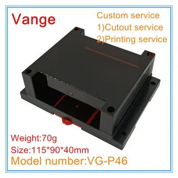 1pcs/veliko elektronski PLC projekta box 115*90*40 mm ABS plastično ohišje instrumenta primeru