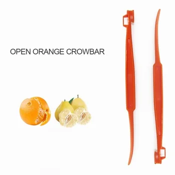 1/ 2Pcs Oranžna Lupilnikom Plastičnih Prenosnih Pomarančno Kožo Odstranjevalec Odpirač Slicer Home Office Kuhinja Orodje