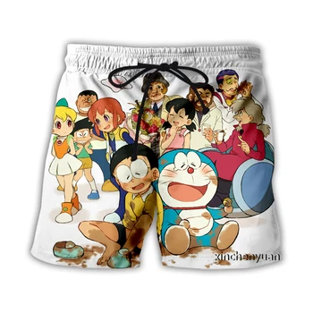 xinchenyun Nove Moške/Ženske Anime Doraemon 3D Tiskanih Priložnostne Hlače Modni Ulične Moških Svoboden Športne Hlače A44