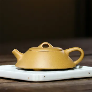 Yixing Vijolično Gline Kung Fu Čajnik Ustvarjalne Ročno Surove Rude Zlato Blato Čaj Pot Gospodinjski Grelnik Vode Kitajski Teaware Čaj Slovesnosti Darilo