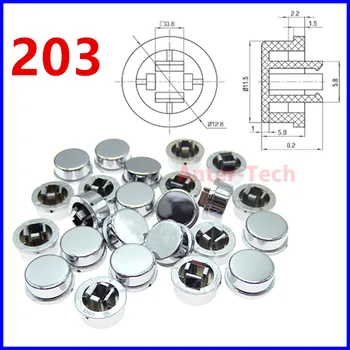 10PCS A24 srebro stikalo kape za B3F-4055 12*12*7.3 mm narahlo potisnite gumb za mikro stikalo tipka caps