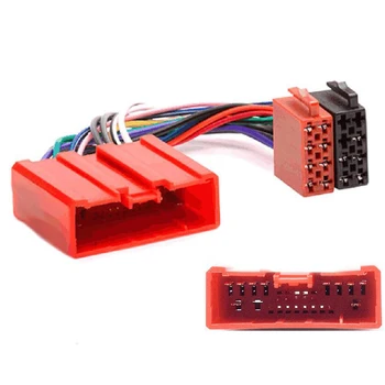 Biurlink za Mazda Avto Radio Stereo ISO Konektor Prenos Kabel Pas Adapter Vtičnica Rdeča