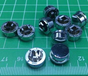 Izvirne nove 100% GJW203 gumb skp primerna za 12X12X7.3 krog ravno noge, srebrna primerno 12X12 kvadratni gumb