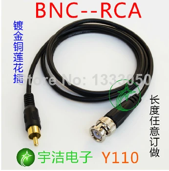 BNC, Da pozlačeni RCA Cinch 1,0 m Kabel