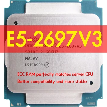 Xeon E5 2697V3 E5 2697 V3 Procesor 14-core 2.60 GHZ LGA 2011-3 CPU HUANANZHI X99 F8 Matično ploščo Za komplet Intel xeon