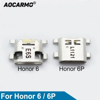 Aocarmo Polnilnik USB Polnjenje Vrata Dock Priključek Za Huawei Honor 6 /6P 6 Plus Nadomestni Del