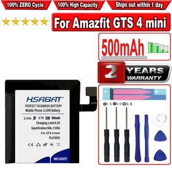 HSABAT 500mAh PL472023 Baterija za Amazfit GTS 4 mini pametno gledati