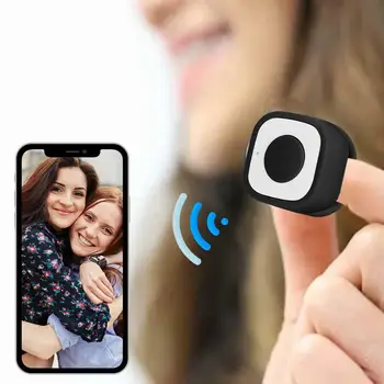Prenosni MiNi Bluetooth4.0 Telefon Selfie Sprožilec Daljinski upravljalnik Obroč Brezžično Smart Remote Control Ring Za IOS