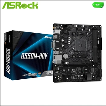 NOVO Za ASROCK B550M-HDV matične plošče Vtičnico AM4 DDR4 64GB Za AMD B550 Namizje Mainboard M,2 NVME USB3.0