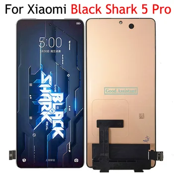 100% Prvotne Za Xiaomi Black Shark 5 Pro LCD SHARK KTUS-H0 Zaslon, Zaslon na Dotik, Računalnike Zbora Za BlackShark 5 Pro 5Pro