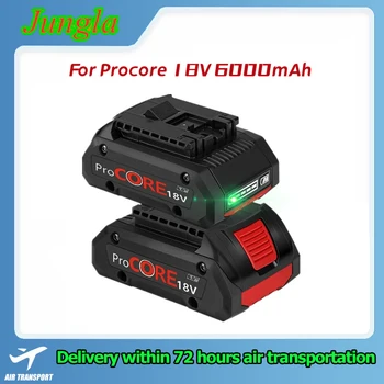 1PC 18V 6000mAh Litij-Ionska Baterija za Procore 1600A016GB za Bosch 18VMax Brezžično električno Orodje, Vrtalnik, Vgrajen v 2100Cells Baterije