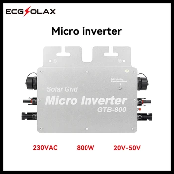 GTB-800 Mikro Inverter 800W DC22-50V na AC230V 50Hz 60Hz Pure Sine Wave Mobilni Telefon Spremljanje Smart Mikro Inverter