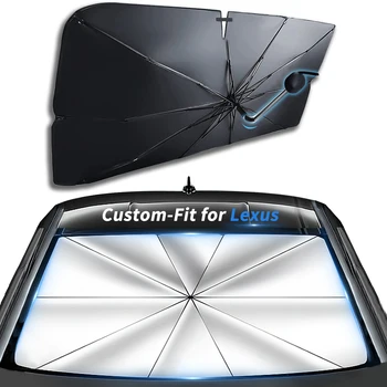 Avto Zložljive Vetrobransko steklo, Sončniki sprehajalne palice sončnega Zaščito, Primerni Za Lexus s 360°Vrtljivost Upogljivi Ročaj Dodatki