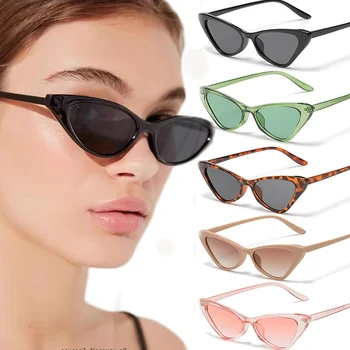 Vintage Mačka Oči, sončna Očala Ženske Poletje Moda sončna Očala Ženska Seksi Trendi sončna Očala UV400 Očala Vožnje Očala