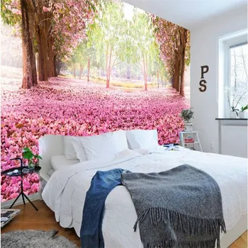 beibehang Ozadje kakovosti zidana dnevna soba Evropski TV ozadju spalnica 3d romantično češnja zidana ozadje