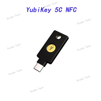 Avada Tech Yubico YubiKey 5C NFC USB-C Varnostni Ključ,WebAuthn, FIDO2 CTAP1, FIDO2 CTAP2, Univerzalno 2. Faktor (U2F)