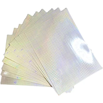 Hologram kvadratek teksturo hladno laminat film , lok-vozel film listi