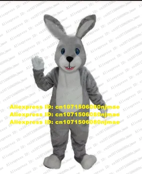 Siva Velikonočni Zajček Zajec Zajec Maskota Kostum za Odrasle Risani Lik Obleko Letni Večerja Vrtec Pet Shop zz7697