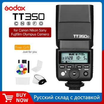 Godox TT350 Mini Speedlite TT350C TT350N TT350S TT350F TT350O TT350P Bliskavica TTL HSS za Canon, Nikon, Sony Fuji in Olympus