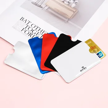 5/10Pcs Imetnika Kartice RFID Blocker Zaščito Primeru Zajema Anti-theft Blokiranje Rokav Kreditne Nov Modni Varnost Bančnih Kartic Zaščito