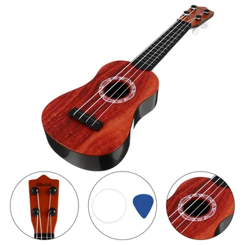 1 Nastavite Ukulele Glasbena Igrača-Lesena Kitara Igrača Začetku Izobraževalne Igrače, Na Havajih Kitara Igrače Otroške Igrače Kitaro
