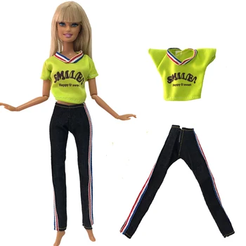 NK En Niz Lutka Obleko Vrhu Modne Obleke Krilo Ročno izdelana Oblačila Za Barbie Lutka Dodatki Darilo Otroške Igrače