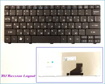 Novo RU ruska Laptop Tipkovnici za Acer Aspire One KB.I100A.026 KBI100A026 KB.I100A.114 V111102AS2 UI Črna