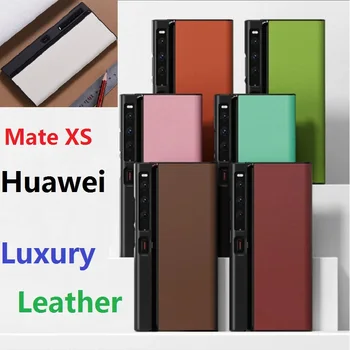 Luksuzni Usnje Za Huawei Mate Xs TAH N29m Primeru Zložljivo Zaščito Smart Cover
