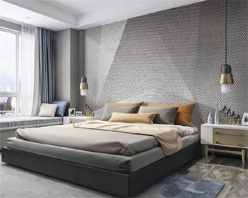 Ozadje po meri sodobne minimalistične geometrijske linije industrijske slog, dnevna soba, spalnica TV ozadju stene doma stensko dekoracijo