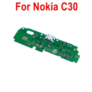 Nov USB Dock Priključek za Polnilnik Vrata Polni Penzion Flex Kabel Za Nokia C30