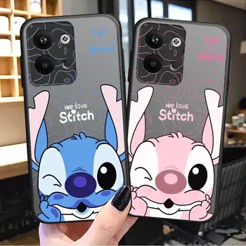 Disney Srčkan Lilo & Stitch Anime Mat Primeru Za Nasprotnega Realme 9 Primer Nasprotnega Realme 10 9 8 7 8i 7i 6 5 3 V15 V11 X7 Pro Plus Kritje