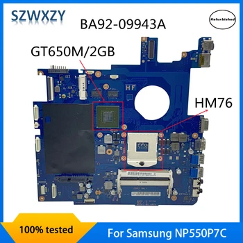 Prenovljen Za Samsung NP550P7C 550P7C Prenosni računalnik z Matično ploščo HM76 GT650M 2GB DDR3 BA92-09943A BA92-09943B 100% Testirani Hitro Ladjo